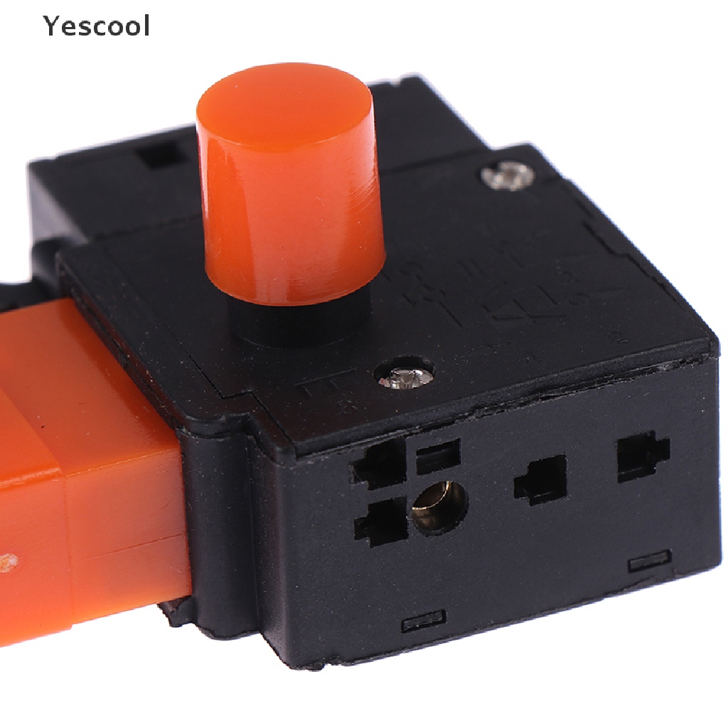 Yescool Saklar Kecepatan Adjustable AC 250V / 4A FA2-4 / 1BEK Bahan Plastik Metal Untuk Bor Elektrik