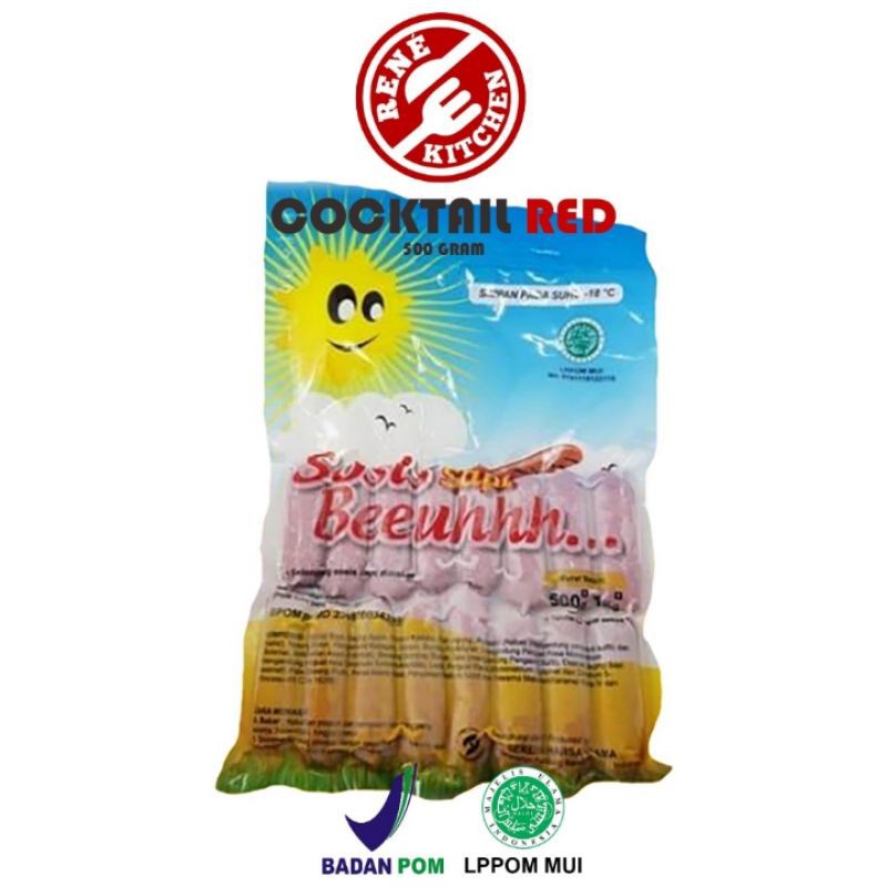 

SOSIS KOKTAIL MERAH / COCKTAIL SAUSAGE RED 500 GRAM (32 PCS)