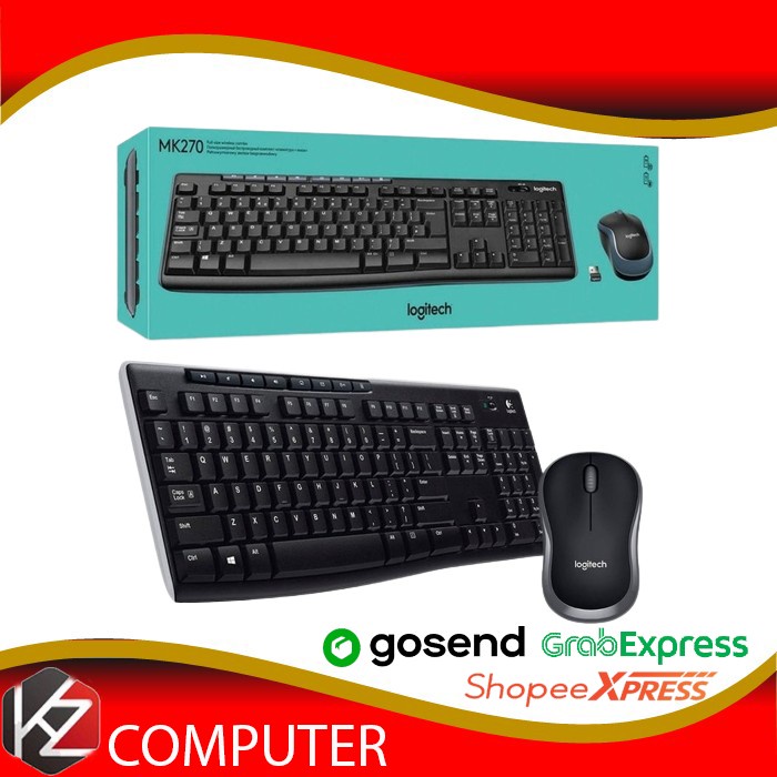 LOGITECH WIRELESS COMBO KEYBOARD MOUSE MK270 MK 270