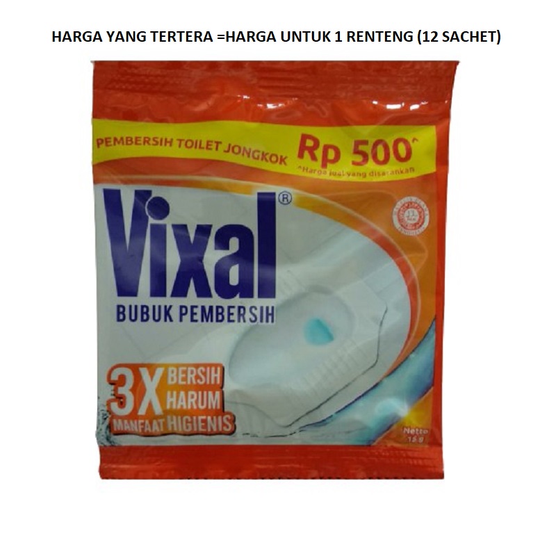SK Vixal Bubuk Powder Sachet 15 gr Bundle Sachet Renteng Renceng Isi 12 Sachet