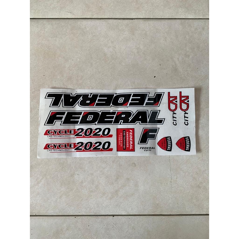 TERMURAH!!! STICKER Sepeda Federal Jadul / Realpict