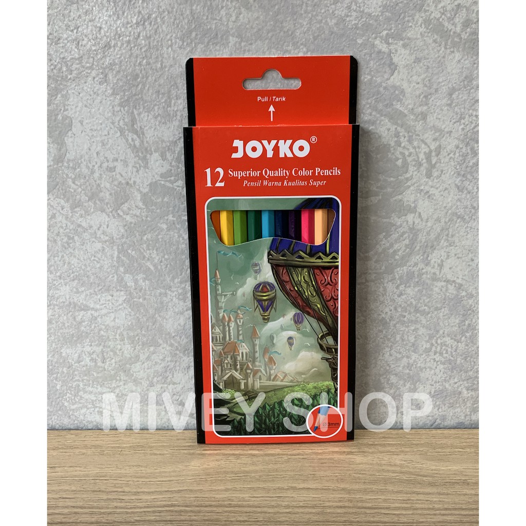 

Pensil Warna Panjang Joyko - 12 Warna CP-103