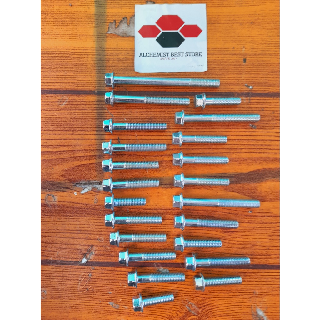 COD Baut Kawasaki Ninja 4T 1Set / Baud Block Mesin Ninja 4T 1Set / Baud Baut Block Mesin Kawasaki Ninja 4T 1Set