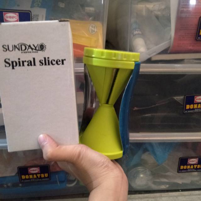 DISKON SPIRAL SLICER PENGIRIS PEMOTONG KNIFE