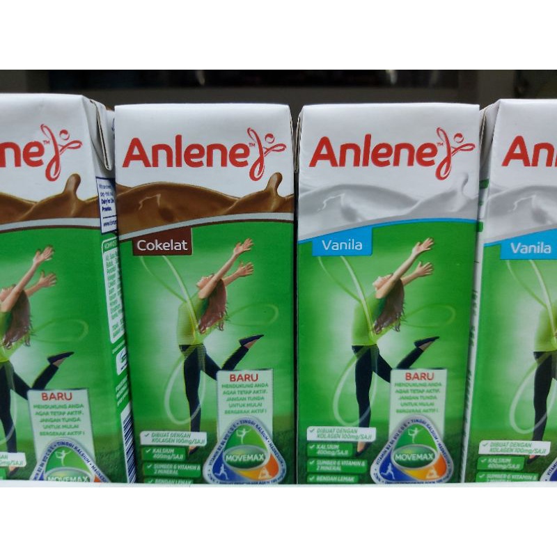 Anlene Susu UHT 175 ml Cokelat/Vanila