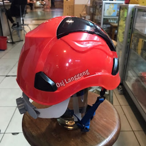 Helm Safety Panjat Leopard LPHL 0356 / Safety Helmet Climbing Warna Merah