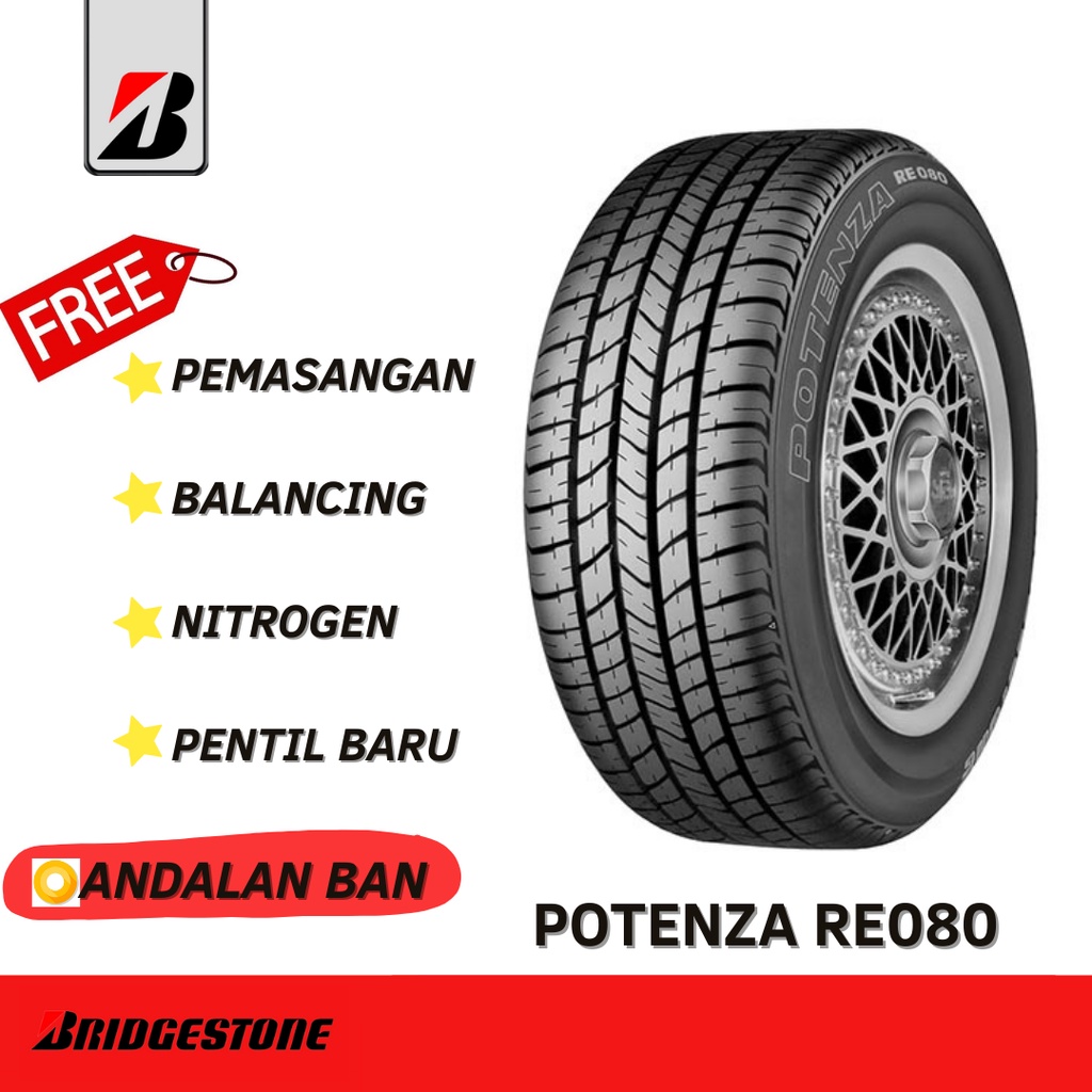 KUPON BAN BRIDGESTONE 185/60 R15 POTENZA RE080