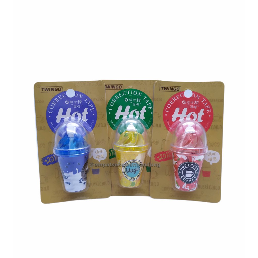 

Correction Tape Impor Motif HOT COFFE #B5053 - pcs premium