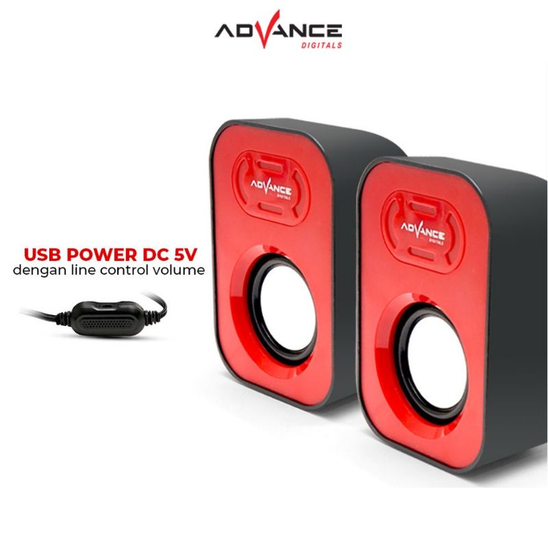 Advance Duo 026 - Speaker Komputer,Notebook,Laptop | Garansi Resmi Advance 1 Tahun