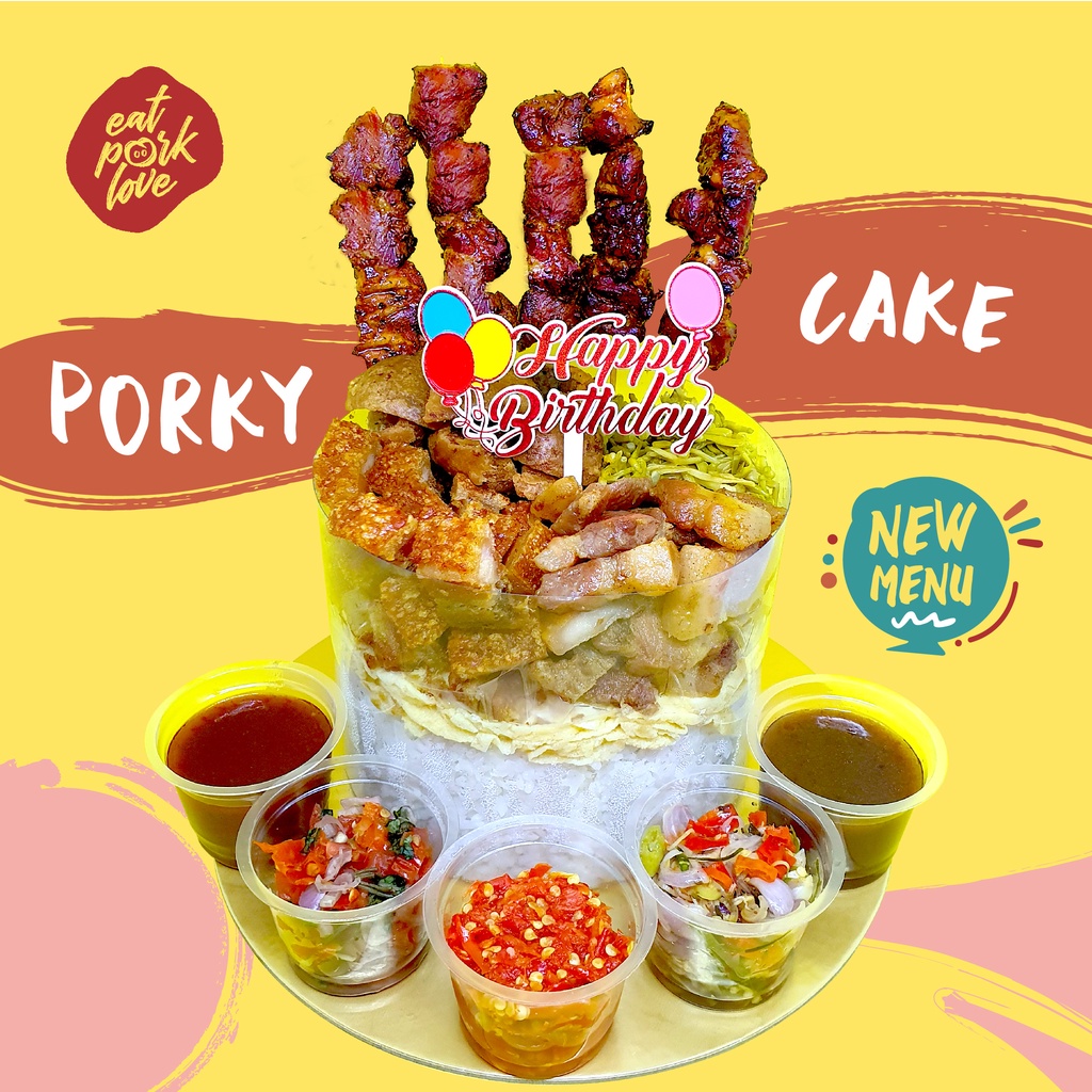 

Porky Cake (Kue Nasi Babi / Cake Babi) untuk 4-5 orang