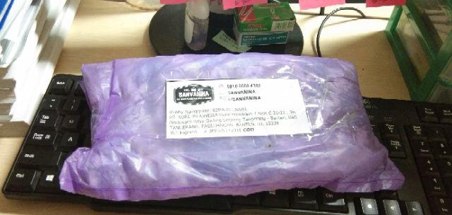 Sanvanina E-1513 Kemeja Batik Panjang Premium Apurva Navy