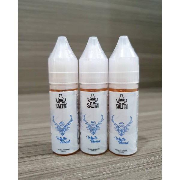 White Blend Salt Nic 15ML by Lab51 Vanilla Cream Tobacco Salt Liquid