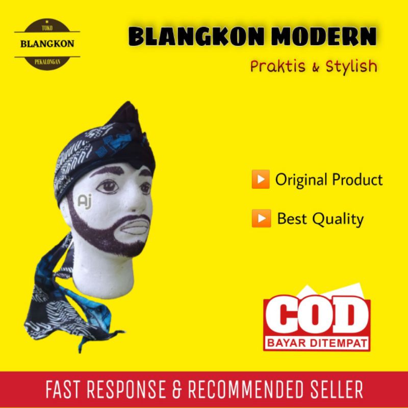 Iket Udeng Sunda Blangkon Jawa Jogja Peci Imamah Dewasa Permanen Praktis Blangkon Sunan Kalijaga