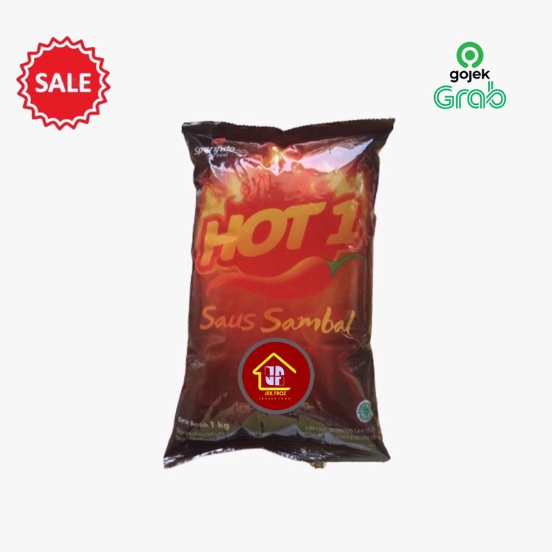 

saos hot-1 one saos pedas sambel ukuran 1kg cabe pilihan berkwalitas