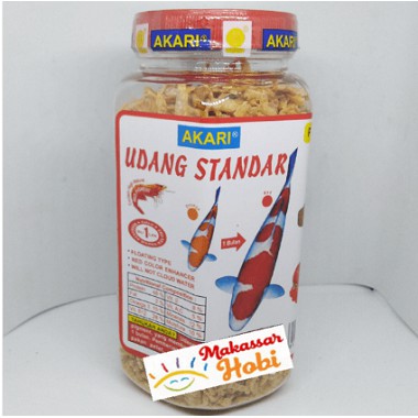 Akari AA Udang Kering STANDAR 130gr Makanan Pakan Ikan Hias Kura Kura