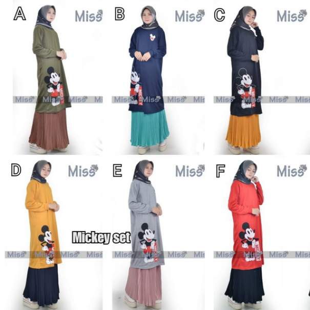 Gamis MICKEY Set Original by DONIQ