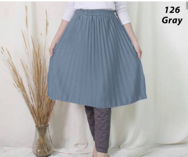 ROK PENDEK PLISKET/ROK FASHION WANITA/MATT HYGET SUPER