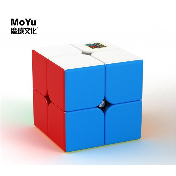 Rubik 2x2 Moyu MF Meilong  Stickerless MF2s Mainan Anak