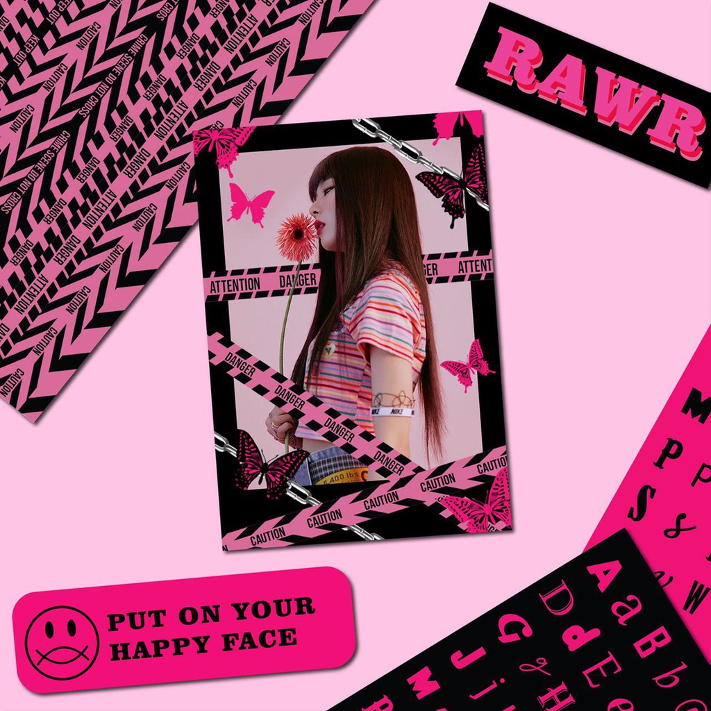 

BLOSSOMCLOVE - POLICE LINE STICKER/ POLCO STICKER/ DECO STICKER (KISS CUT)