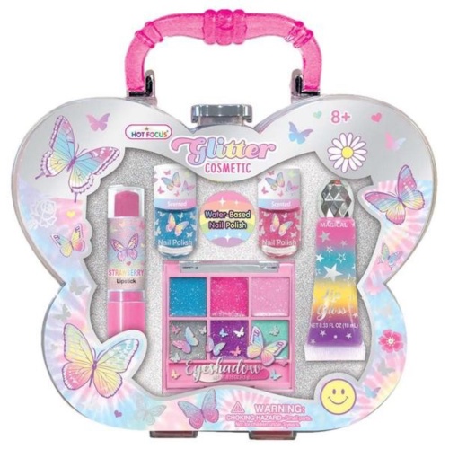 

KidsBeyond Mainan Anak Make Up Set Hot Focus Glitter Cosmetic TB Diskon