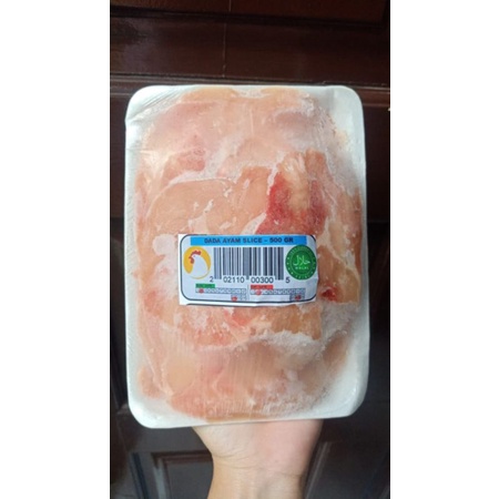 

dada ayam slice