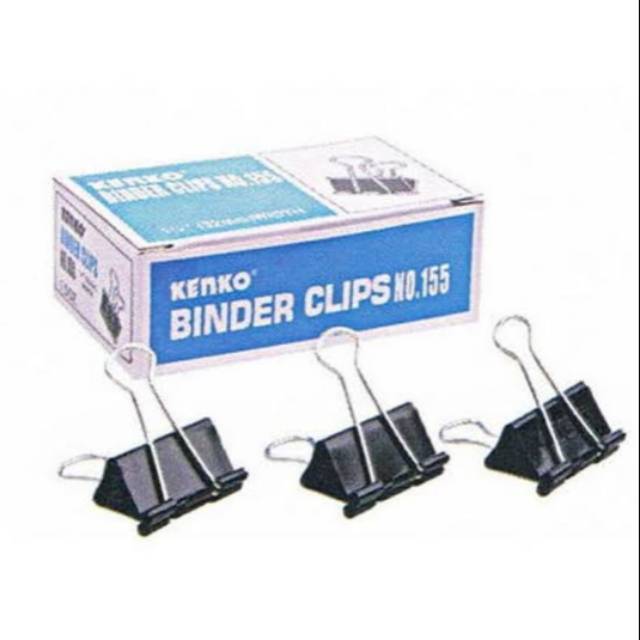 

Kenko Clips 155 (isi 12 pcs) binder klip