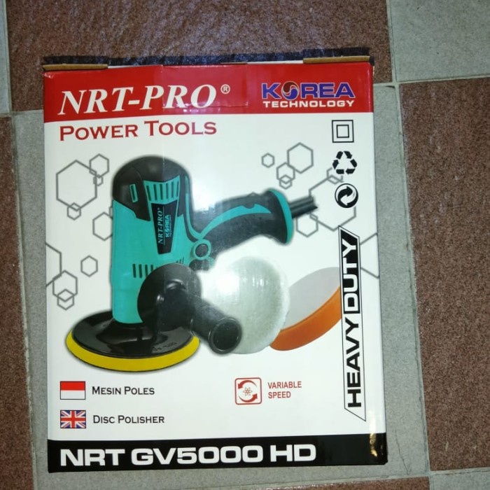 NRT PRO 5inch polisher GV5000 HD mesin poles 125mm ORIGINAL