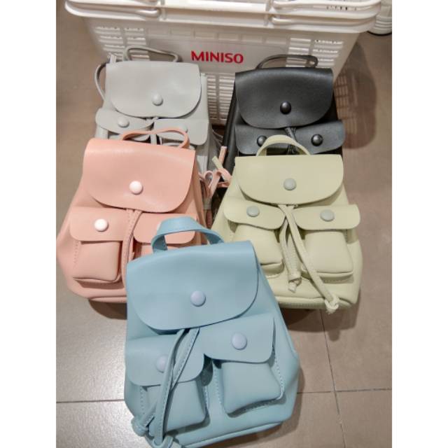 mini backpack miniso