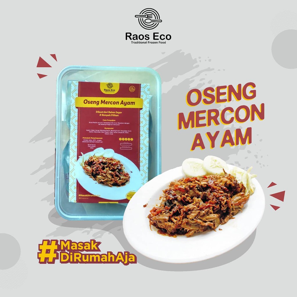 

Oseng Mercon Ayam Halal Isi 2 Porsi