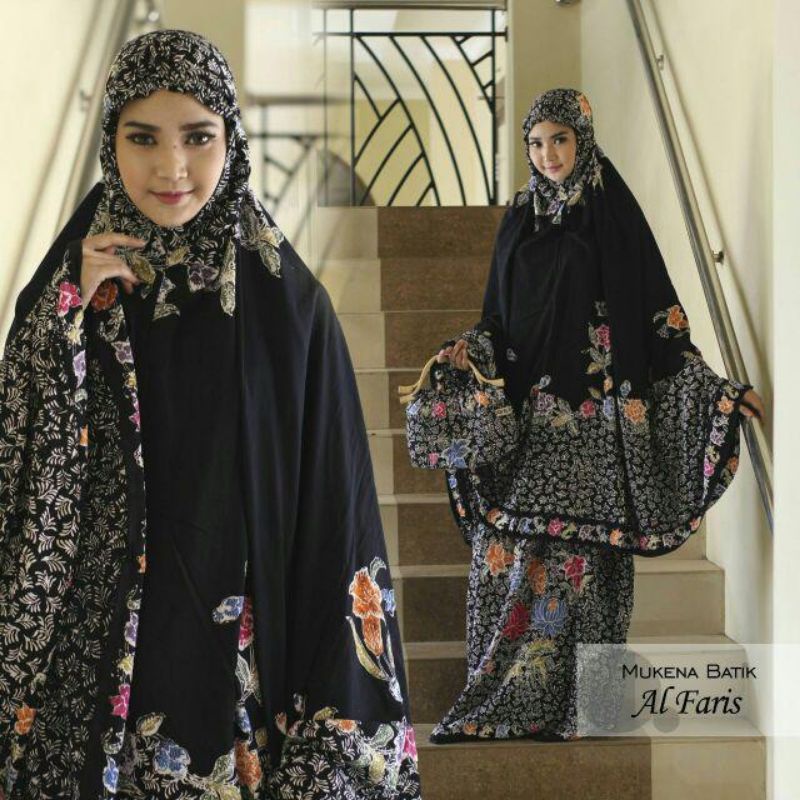 Mukena batik encim size jumbo al fariz