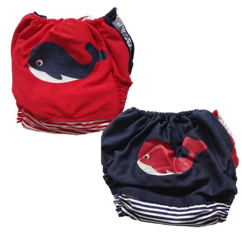 Dialogue Cloth Diapers Washable Print Series Whale / Deer Bisa di Cuci