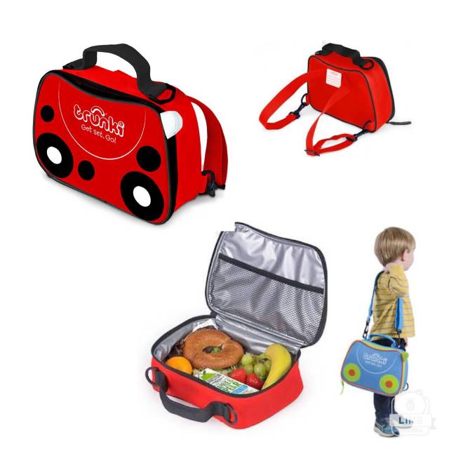 ORIGINAL!!Trunki 2 In 1 Lunch Bag Backpack / lunchies bags / tas bekal sekolah