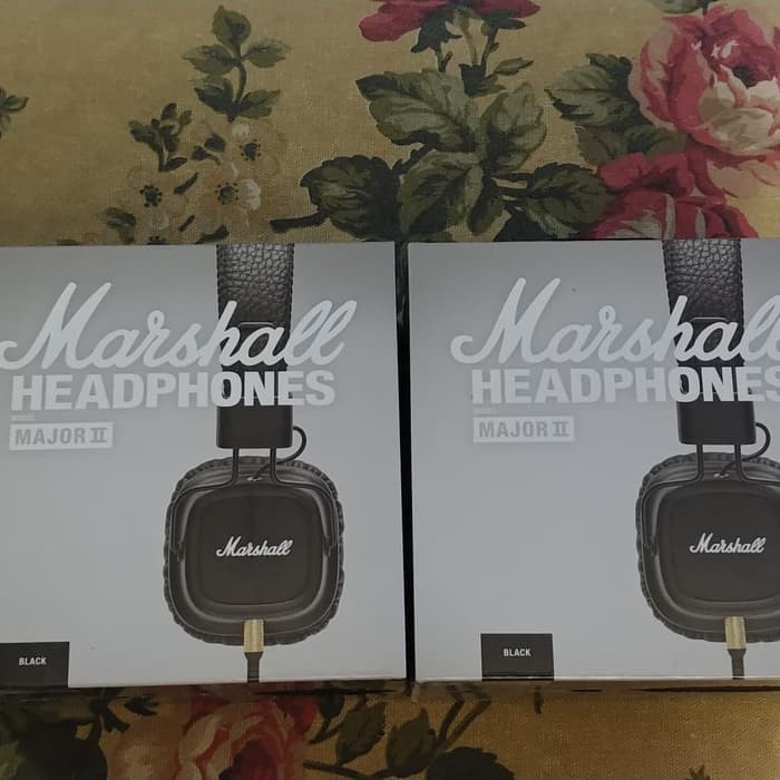 Marshall Major II Headphone   Black   Marshall Official   Hitam