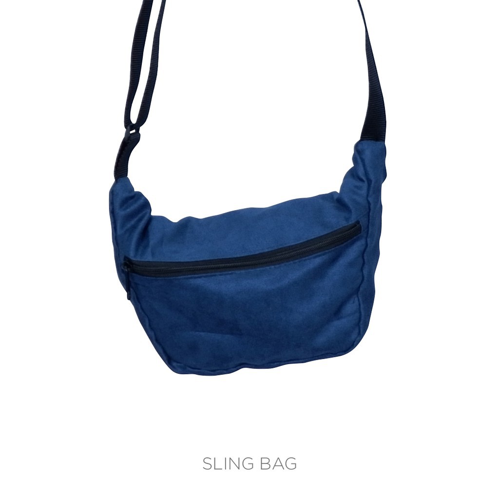 TAS SLING BAG BIRU PRIA WANITA BIRU DONGKER