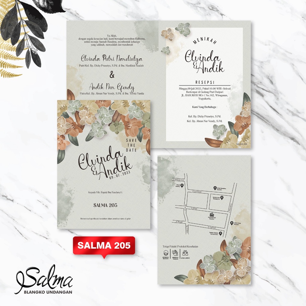 

Blangko Undangan Salma 205 Harga Murah