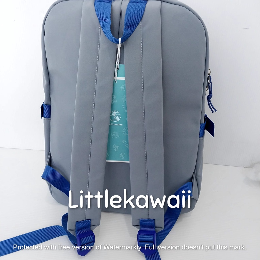 LK/Tas Ransel Laptop Backpack Parasut Sekolah Fashion Remaja Hello Mumu Mix Import