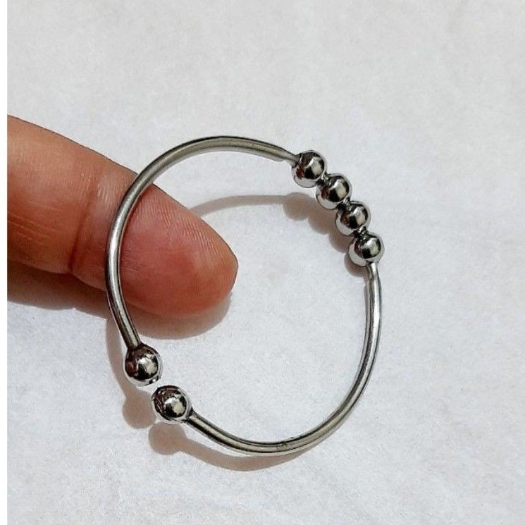 Gelang anak bayi baja putih asli tidak karat garansi