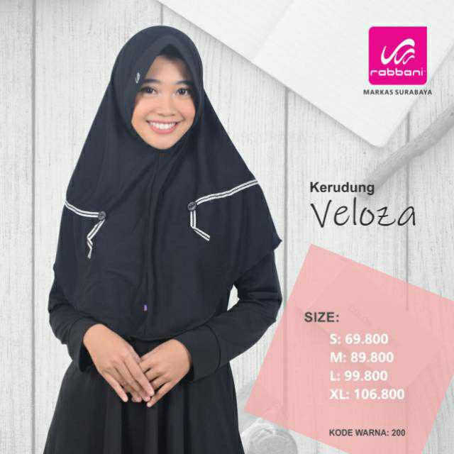 KERUDUNG INSTAN KAOS VELOZA RABBANI-200