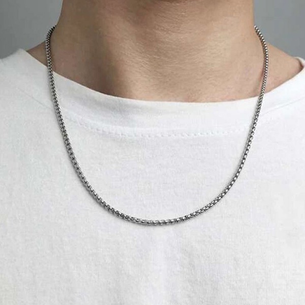 kalung rantai simpel men trendy necklace jka248(3f3)