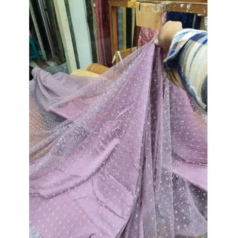 kain tulle dot MURAH/Harga per 1/2(0.5)mtr