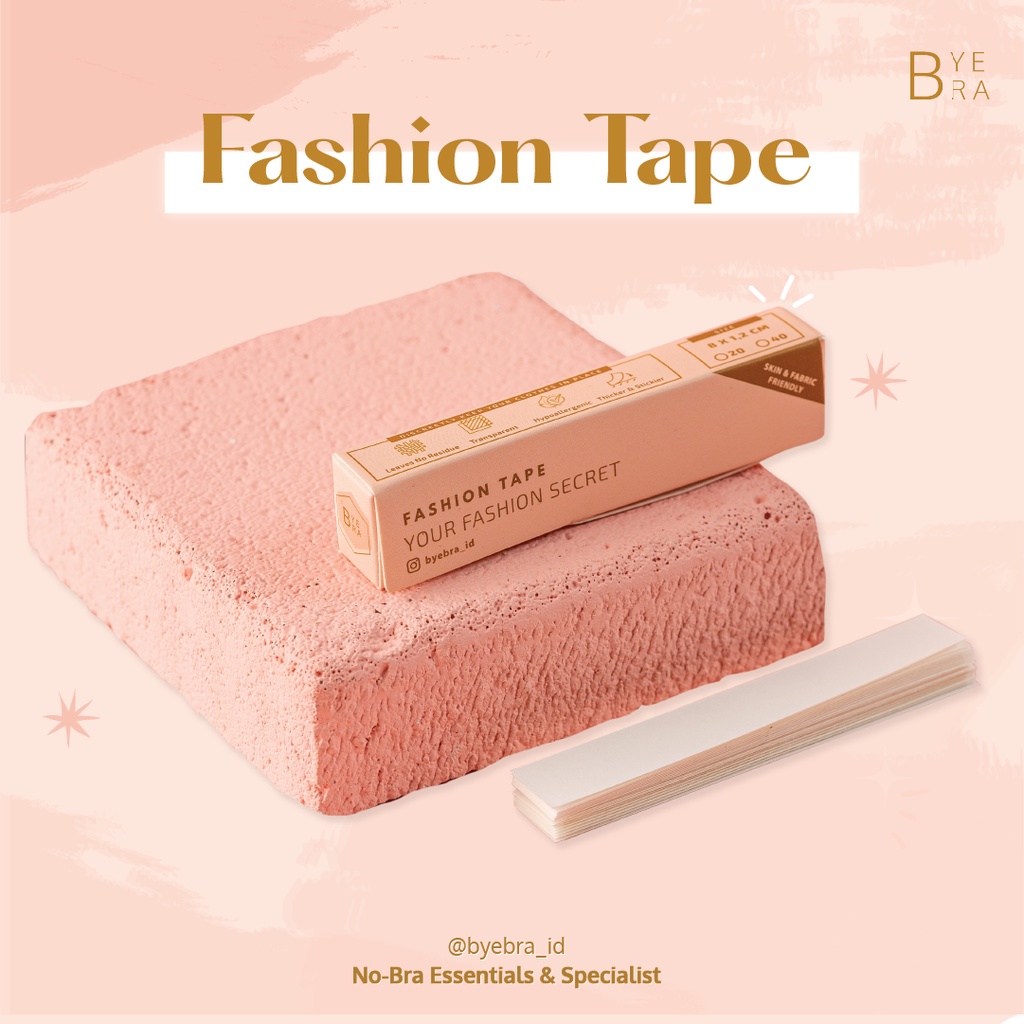 

Fashion Tape Pengunci Outfit Byebra - Safety Tape - Double tape khusus kulit