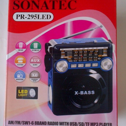 Radio SONATEC PR-295LED support USB/SD+Senter