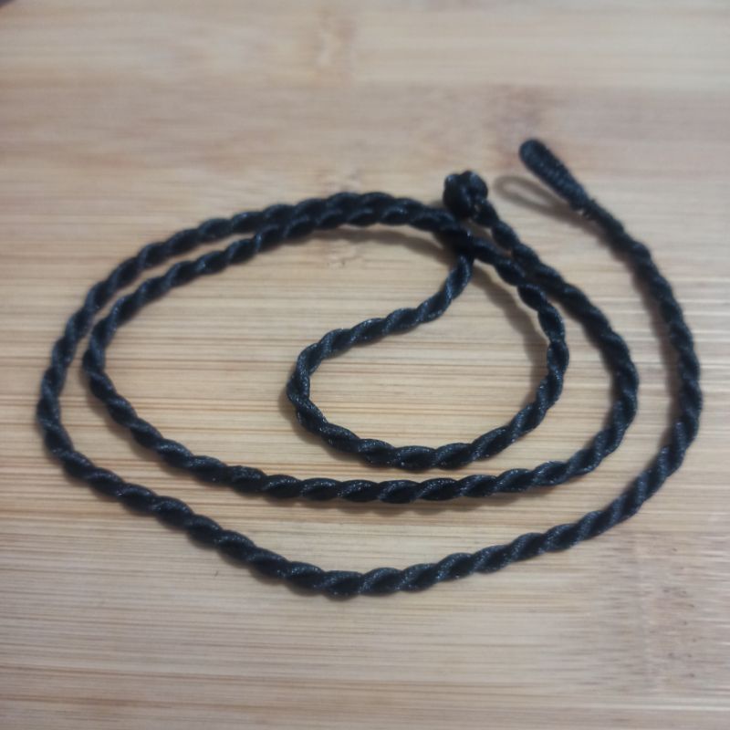 KALUNG TALI SUTRA HITAM TEBAL P60