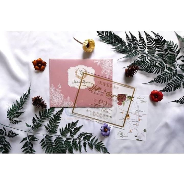 

Undangan Arilik Amplop Kertas Jasmine+Hotprint