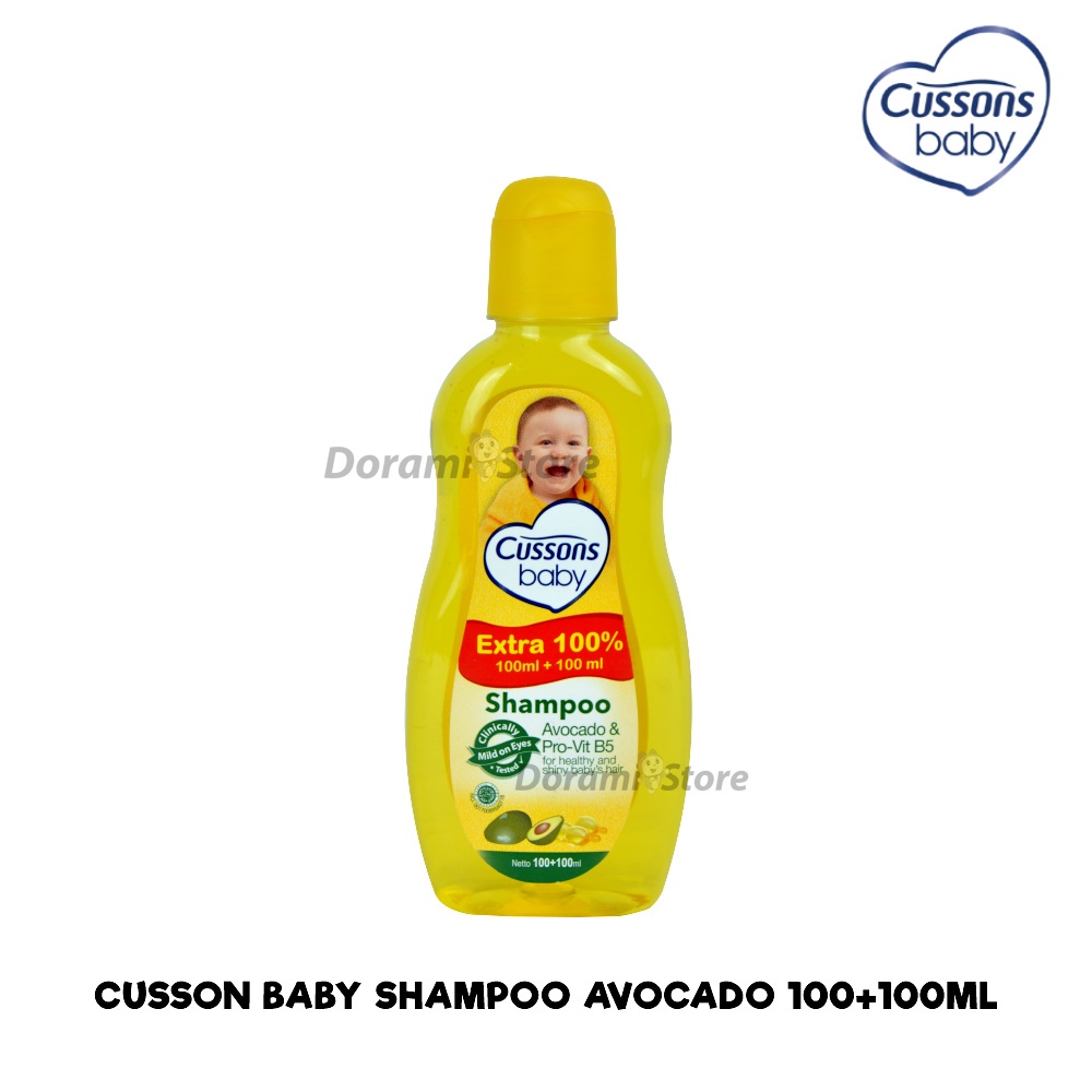 Cussons Baby Shampoo Avocado 100+100ml / Shampoo Perawatan Rambut Bayi