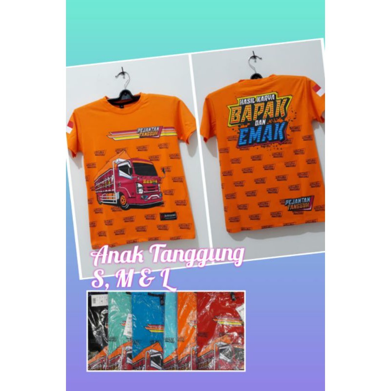 Kaos distro anak driver Pejantan Tangguh