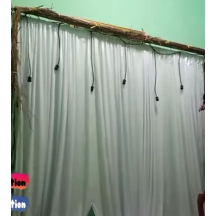 Jual PREMIUM !!! Lampu gantung 3,2 meter dekorasi pelaminan, lampu