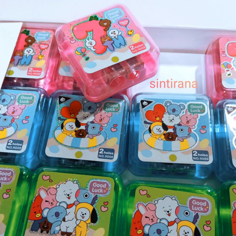 

Rautan Pensil double motif Bt21 dan line
