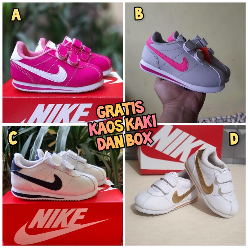 Sepatu anak Nike cortes laki-laki dan perempuan