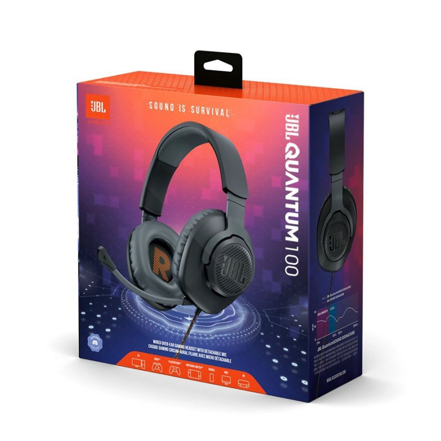 JBL Quantum 100 / Q100 Over Ear Gaming Headset with Mic